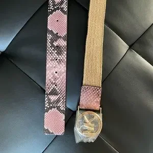 Michael Kors | Accessories | Micheal Kors Pink Belt | Poshmark